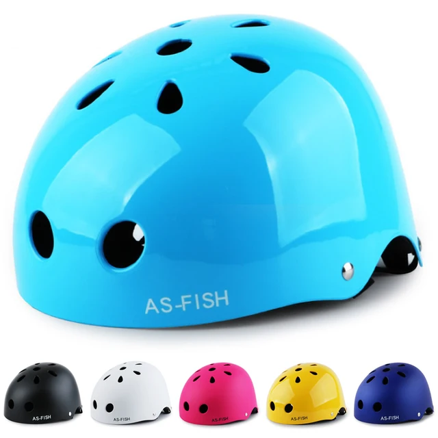 US $13.27 Roller Skating Helmet Durable ABS Safety Helmet for Kids Adults Outdoor Sports Climbing Cycling Rid
