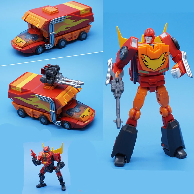 Mft Lodivin Transformation Patch Flame Commander Deformation Mechfans Ms19 Ms 19 Mini Action Figure Robot Model Toys Gifts Action Figures Aliexpress