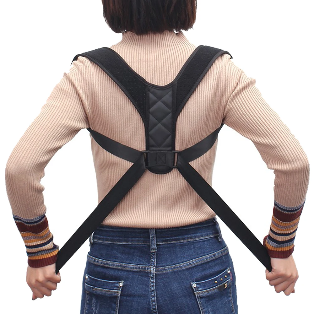Регулируемый Корректор осанки для взрослых анти-горбатый пояс спины поясничная