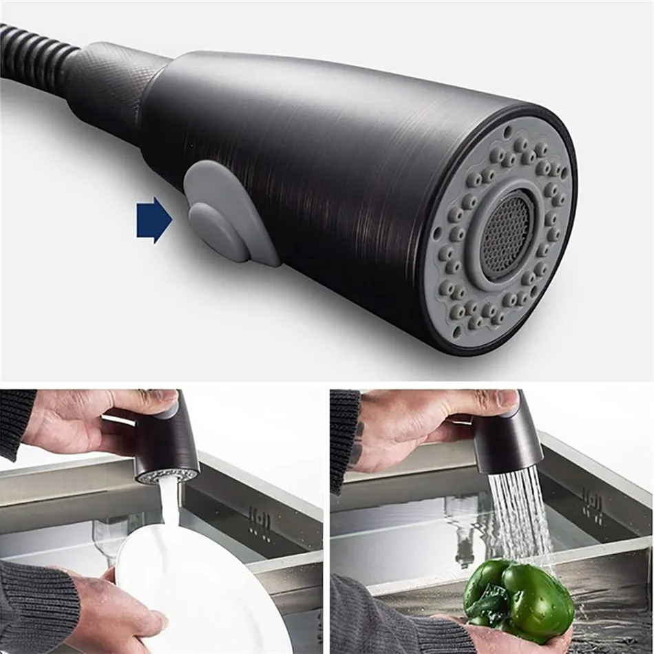 TTLIFE выдвижной носик смеситель для кухни кран для горячей/холодной воды вращение на 360 кухонный кран техника для кухни