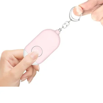 

Self Defense Alarm Protect Spot light defense new loud sound flashlight USB rechargeable security alarm for women and kids