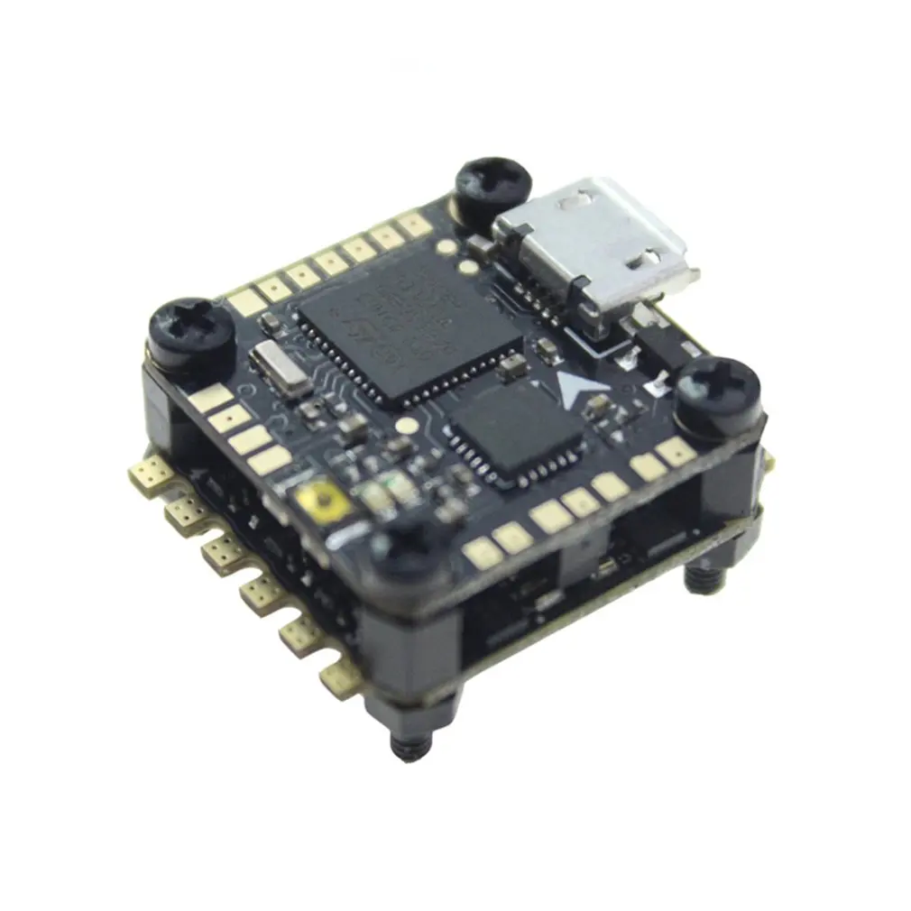 HAKRC F411 2S Flytower Контроллер полета встроенное osd 4 в 1 BLHeli 10A ESC Светодиодная лента для FPV RC Дрон