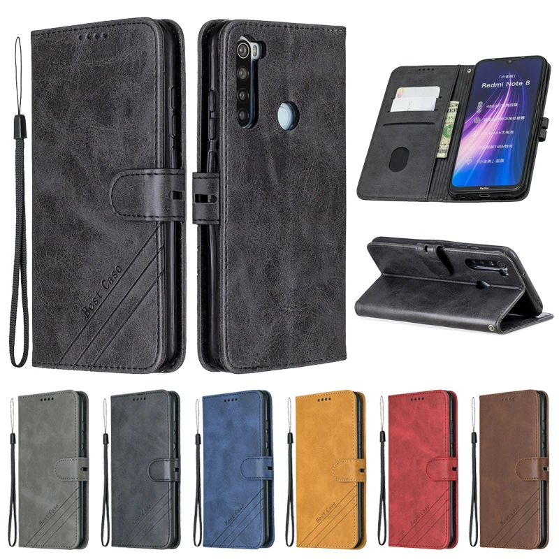 Чехол для Xiaomi Redmi Note 8T Кожаный флип чехол Coque Xiomi 9S 7 8 9 Pro Max 8A 7A Etui|Бамперы| |