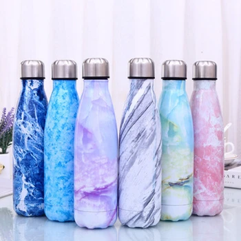 

500ML Portable Thermos Girl Boy Stainless Steel Water Bottle Vacuum Hydro Flasks Insulated Cup High Capacity Student Travel Mug
