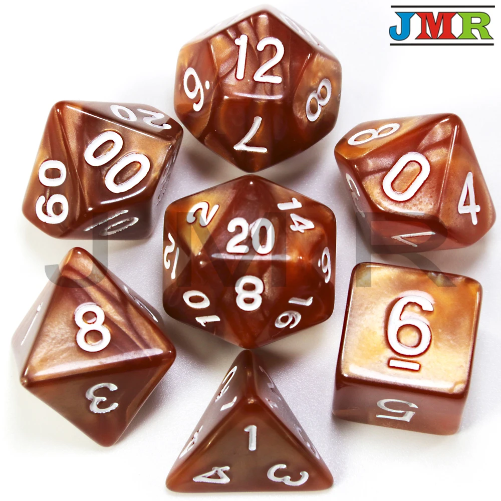 7 шт многосторонний Dnd плашка для игр дома KTV TRPG ролевые игры, настольные игры, цифровые кости, игральные кости, как настоящее время, набор игрушек