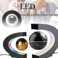 Mapa do mundo flutuante levitação magnética globo led casa eletrônico lâmpada antigravidade novidade bola luz presentes de aniversário