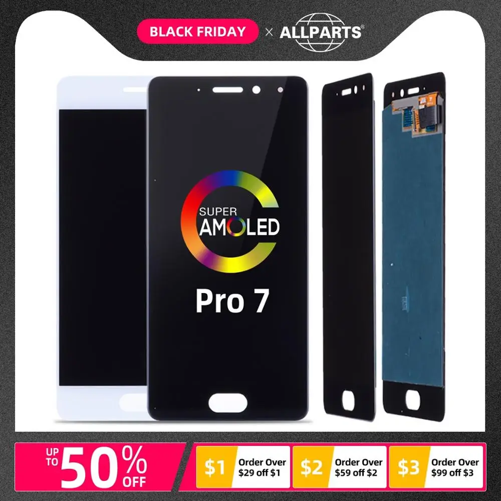 

5.2'' Super AMOLED Display For MEIZU Pro 7 Display Touch Screen Pro7 Pro 7 LCD M792M M792H Digitizer Replacement Parts
