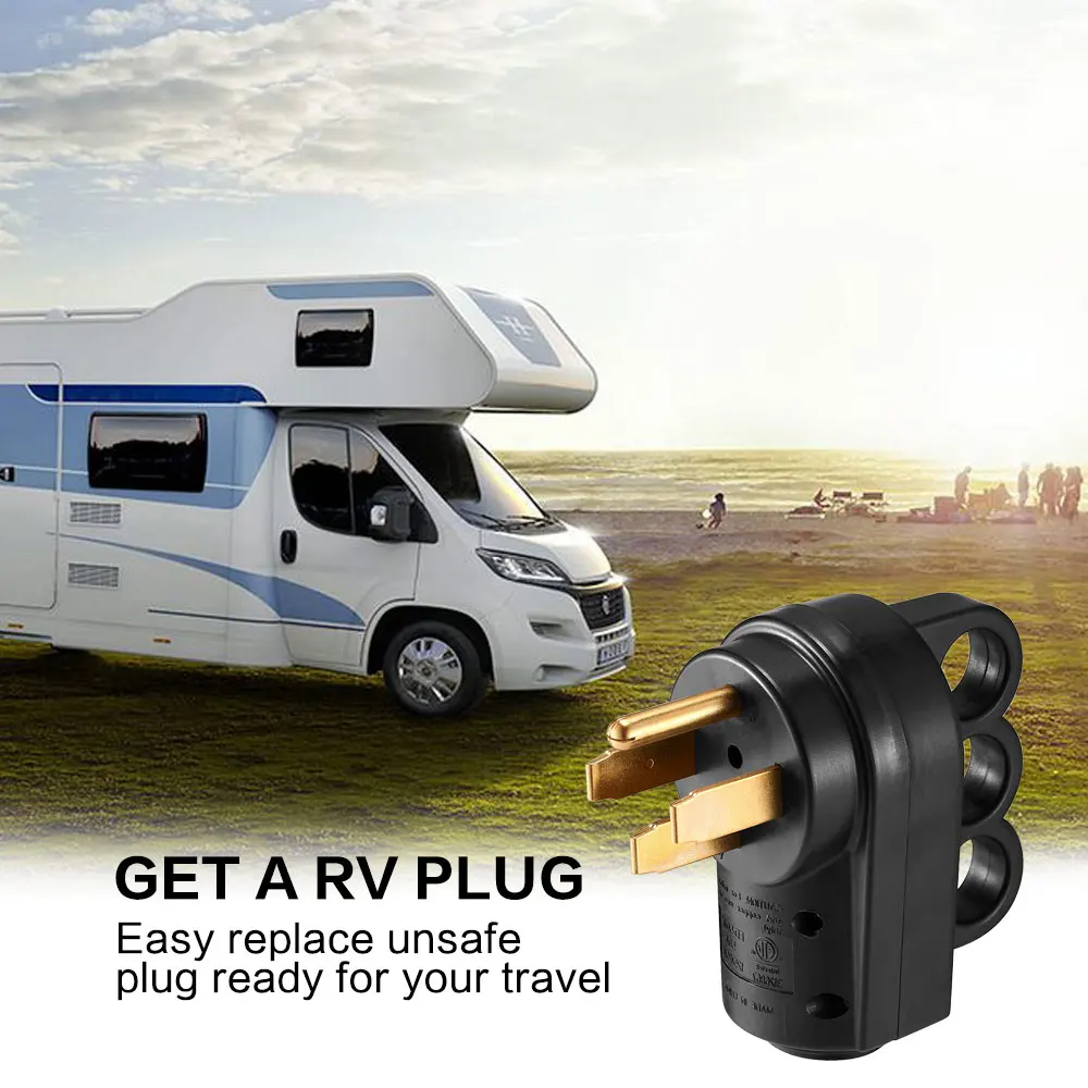 Iztoss RV 50A 14-50P сменный штекер питания с ручкой