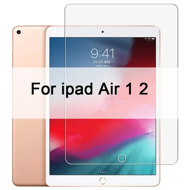 9H Tempered Glass For iPad 10.2 inch 2019 2.5D Full Cover Screen Protector For iPad Pro 11 Air 2 3 MiNi 5 4 3 2 2017 2018 Glass For ipad Air 1 2