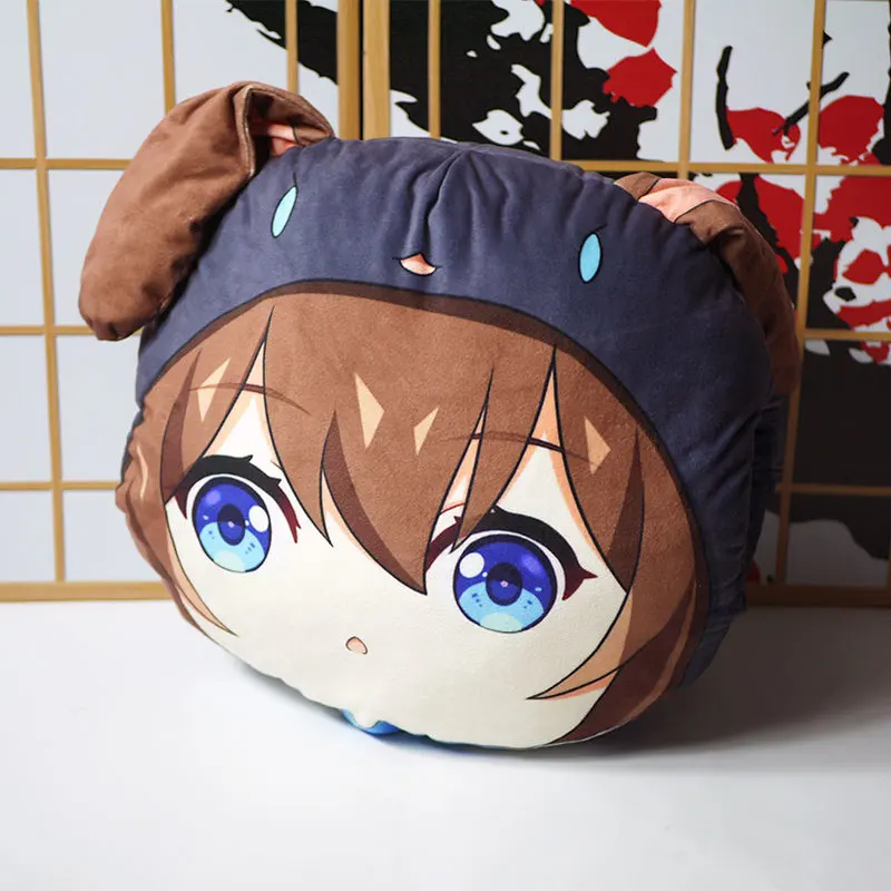Game Arknights Plush Doll Pillow Amiya Cosplay Model Toy Stuffed Cute doll Warm Hands for Fans Gift 46cm