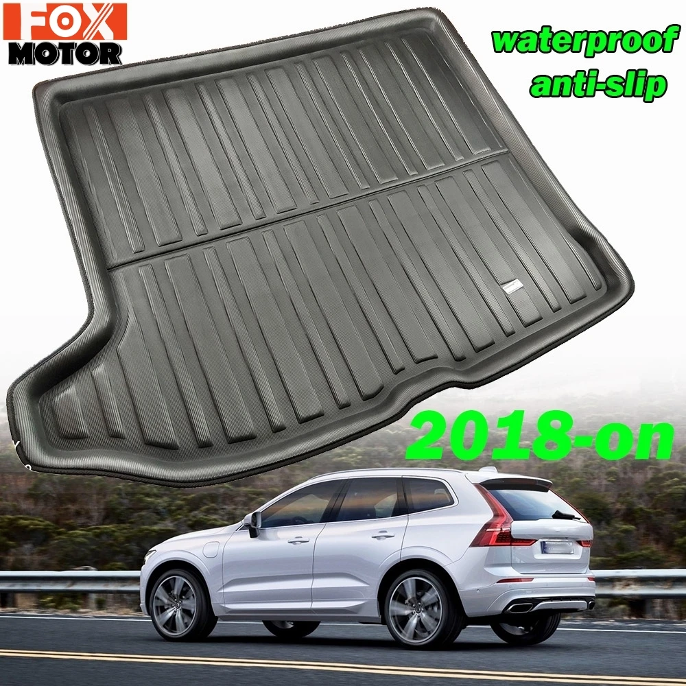 Tailored For Volvo Xc60 Mk2 2018 2019 2020 Black Cargo Liner Rear Trunk