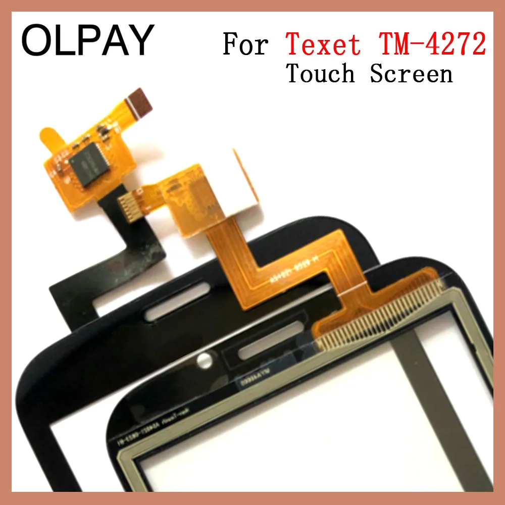 Сенсорный экран для мобильного телефона 4,0 ''дюймов для TeXet X-basic 2 TM-4272, сенсорный экран, стеклянная панель дигитайзера, объектив, сенсорное стекло, ремонт