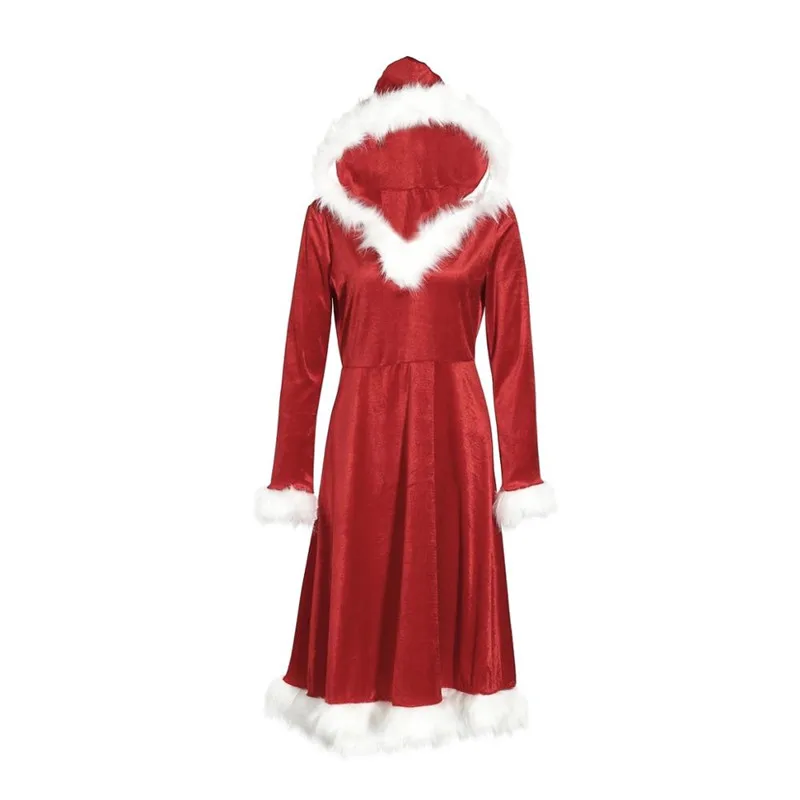 Осенние платья для мамы и дочки красное зимнее одинаковое платье с капюшоном Новогодняя одежда рождественские пижамы семейная