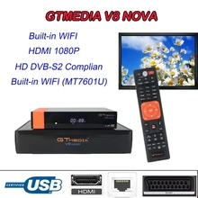 Stable freesat v8 nova satellite receiver USB 2.0 1080P HD DVB-S2 DC12V/1.5A Satellite Decoder gtmedia v8 nove finder receptor