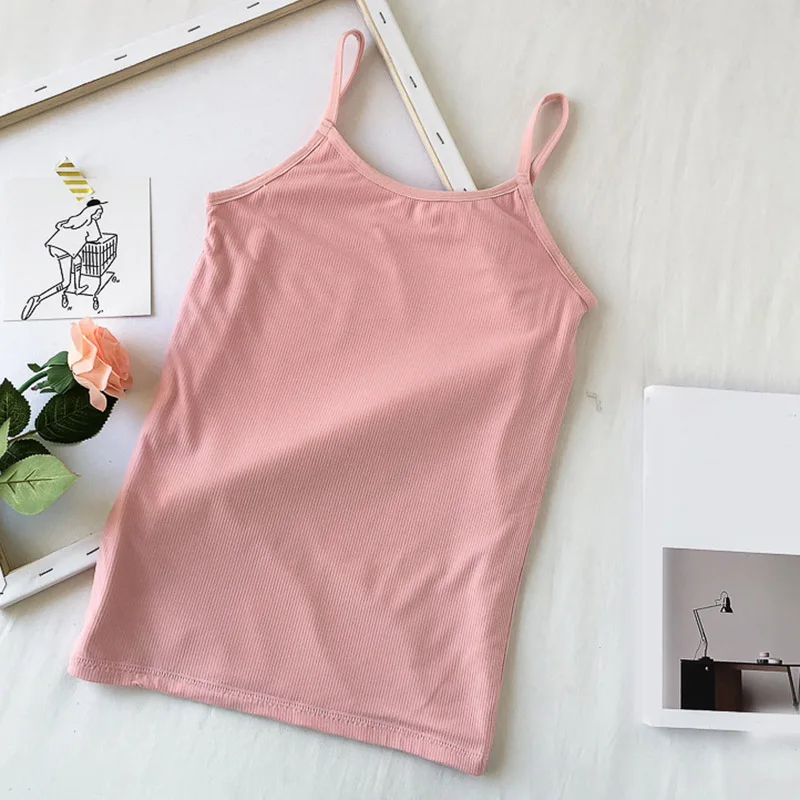 Fashion Womens Solid Color Tanks Sleeveless Tops Spandex Vest Seamless Casual Tees