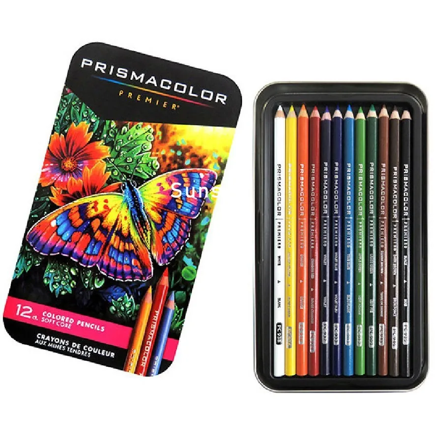 Prismacolor 3598t Premier Colored Pencils, Soft Core, 48 Pack