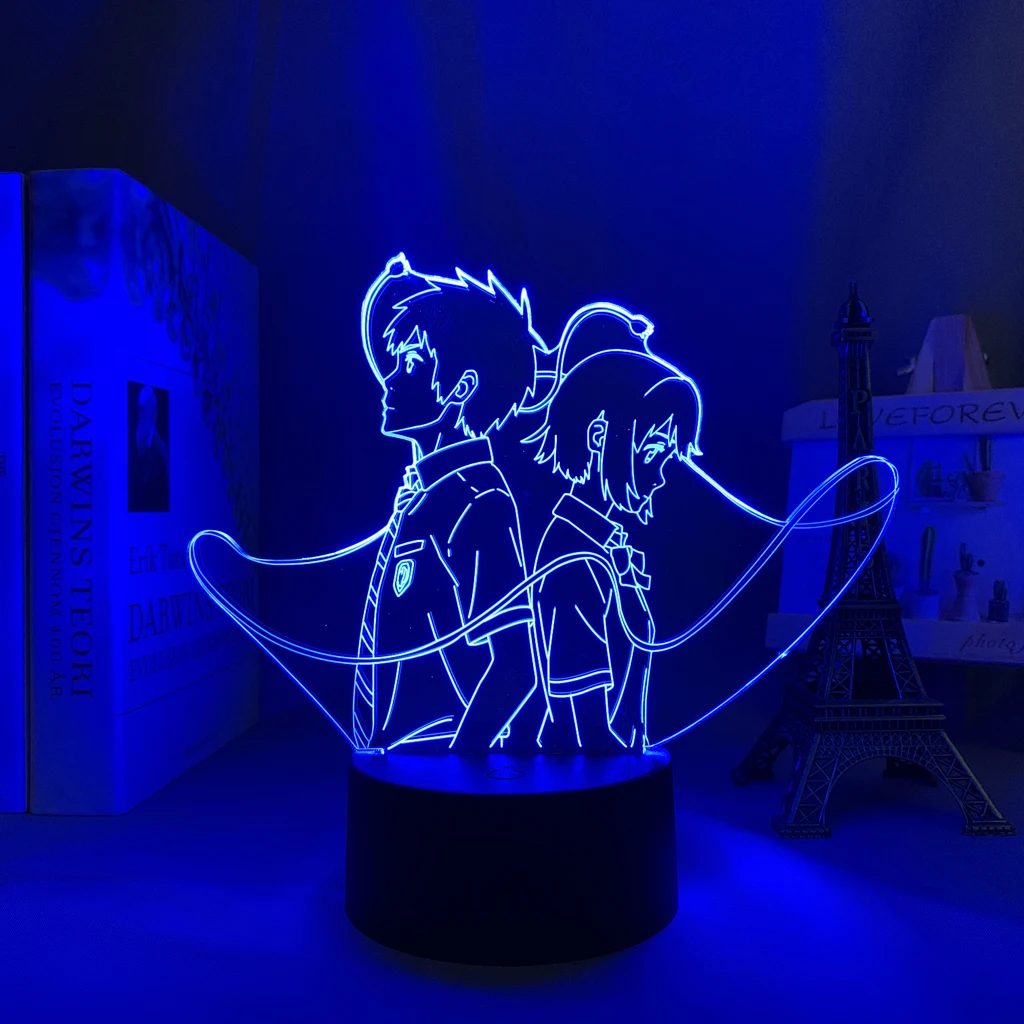 portable night light Manga 3d Lamp Your Name Figure for Children's Room Decor Night Light Kids Bithday Gift Your Name Anime Led Light Bedroom star night light