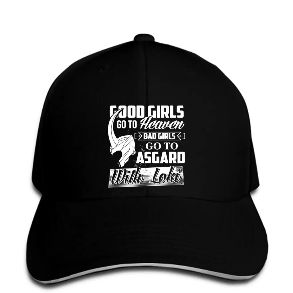 Хорошие девушки go to heaven плохой девушки go to Asgard с Loki hoodietank Топ snapback шляпа