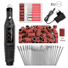 Профессиональные электрические сверла для ногтей набор гель для удаления ногтей Полировка шлифовальный аппарат для маникюра Педикюр Инструменты для шлифования ногтей
