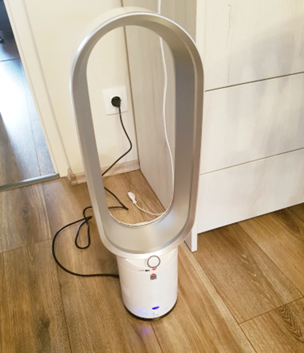 

220V/110V 35 power bladeless fan 8000r/min wind capacity 620L/S with remote controller timing function No Leaf Fan AIR COOLER