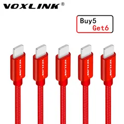 VOXLINK USB кабель 5 V 2A 8PIN USB кабель для iPhone X 8/8 plus 7 6 6s 6 plus SE 5S iPad mini 2/3/4/5 Air мобильного телефона кабель