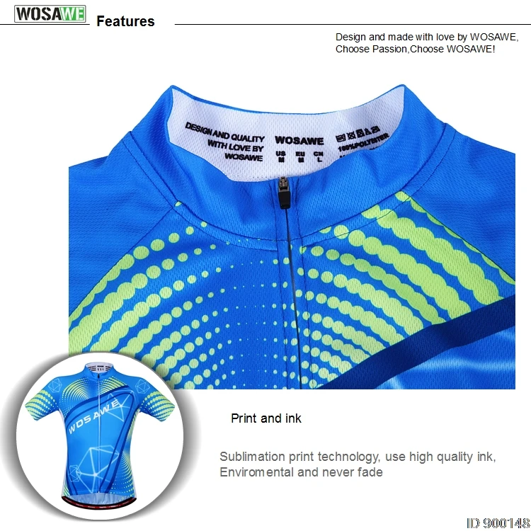 WOSAWE велосипедная майка Ropa Ciclismo, летняя, отличная эластичность, летняя, мужская, быстросохнущая, велосипедная одежда, черная и белая, S-2XL
