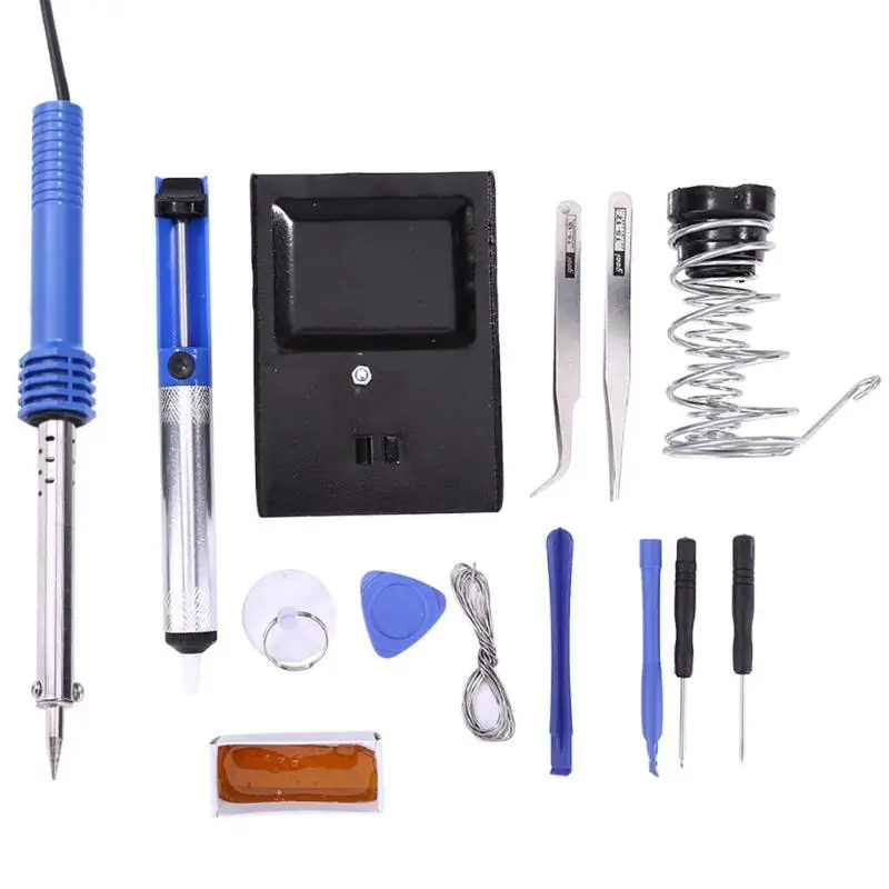 Многофункциональные комплекты паяльника Регулируемый мультиметр, оснащенный набором инструментов, легко переносить термосварочный
