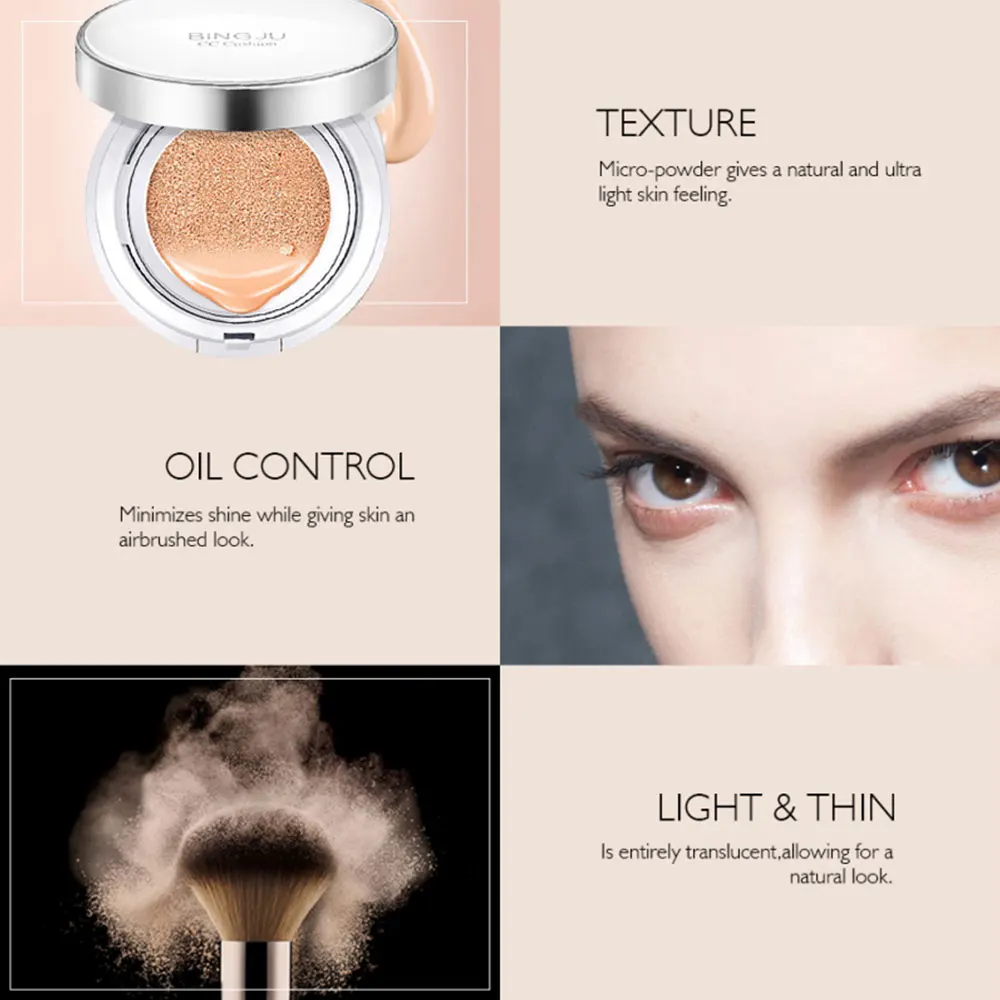 Консилер ВВ крем модный натуральный тональный крем CC Cream Air Cushion 15 г Косметика Красота осветляющая увлажняющая