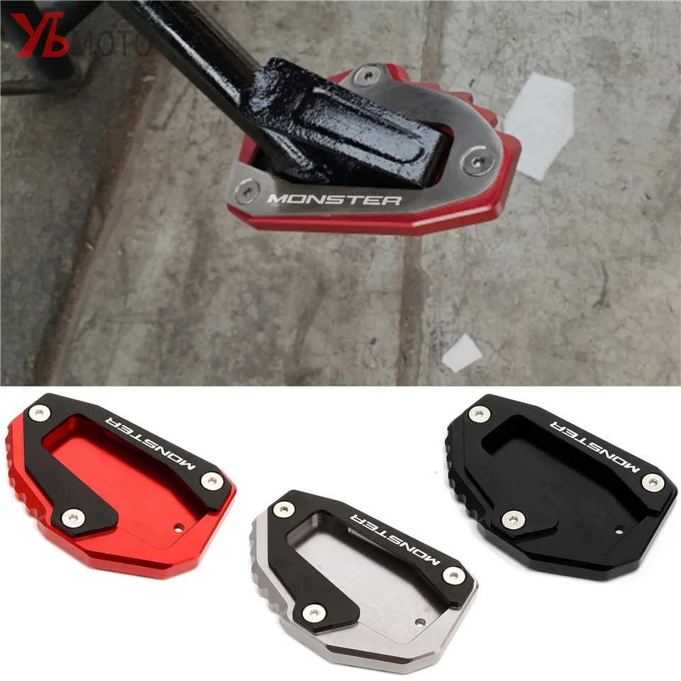 Мотоциклы Аксессуары для поездок на мотоцикле DUCATI MONSTER 696 795 821 1200 1200S подставка для ног подножка сбоку расширение Pad Поддержка пластина