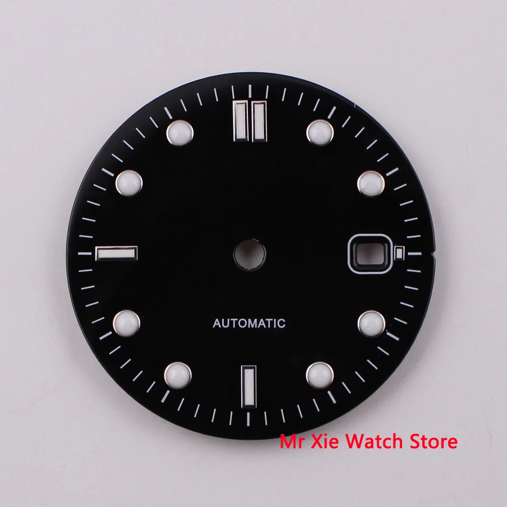 31mm sterile white watch Dial eta 2836/2824 2813/3804 Miyota 8215 821A 82 Series movement |
