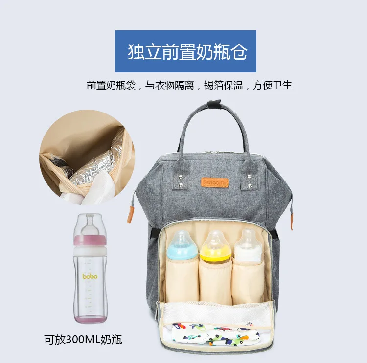 В Корейском стиле стиль пеленки мешок большой емкости Многофункциональный рюкзак мама и ребенок мешок поколение жира