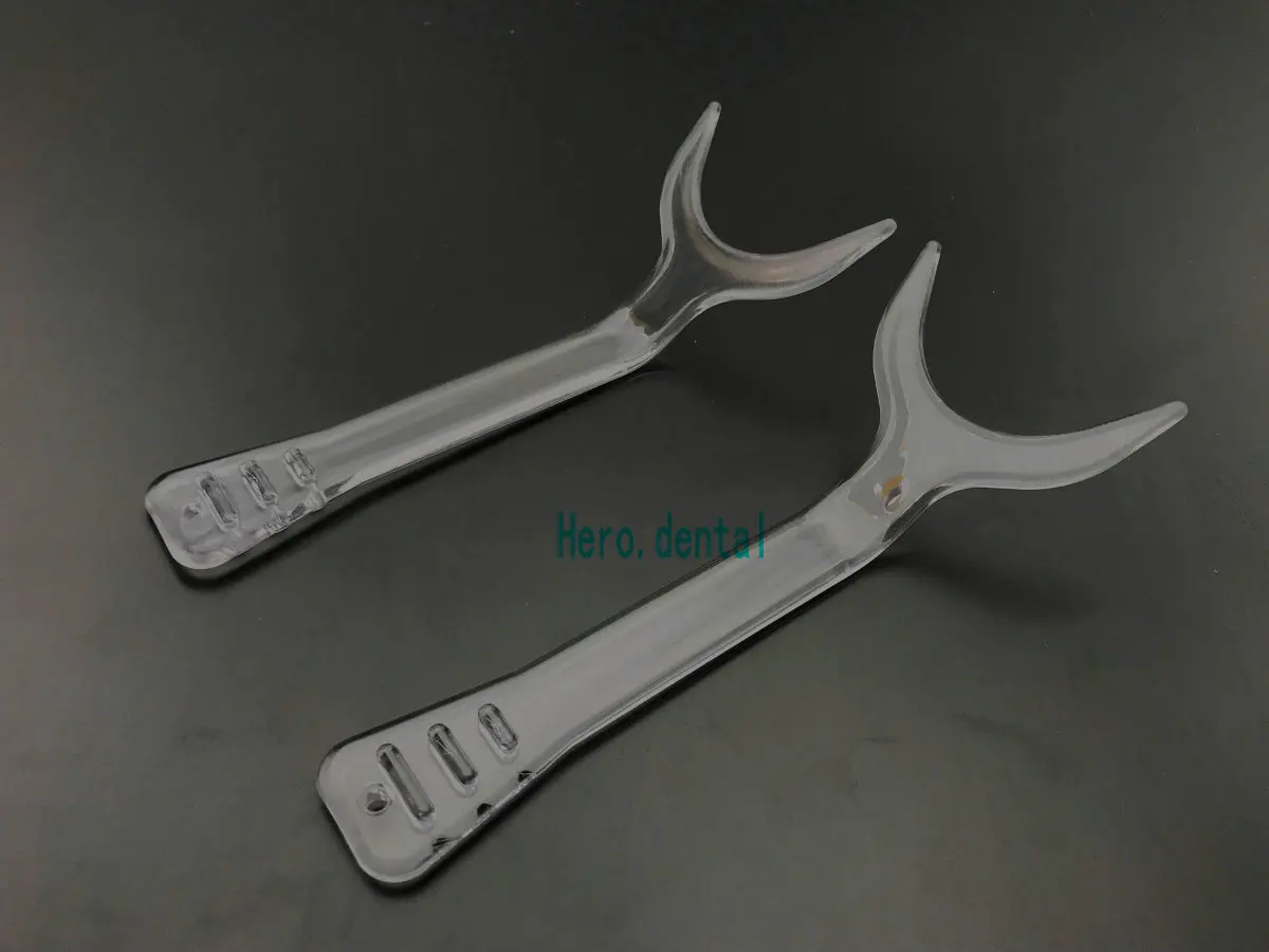 Retractor de labio de boca de ortodoncia Dental 2, abridor de abrazadera, esterilización grande + pequeña