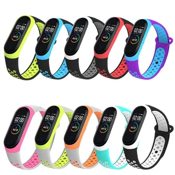 

Strap For Xiaomi Mi Band 4 Smart Band Accessories Case For Xiaomi Miband 4 Smart Wristband Strap Spot Goods Band Two-color