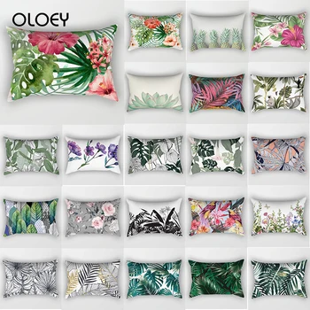 

Tropical Beauty Flower Plant Travel Bedroom Cushion Cover Rectangular Cushion Cover Sleeping Cushion Cover Decoration 30 * 50 Cm