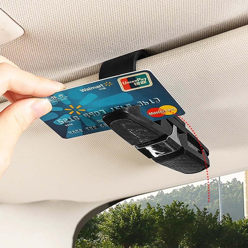 Переносная застежка Cip зажим для очков билетов карточек ABS чехлы автомобильных