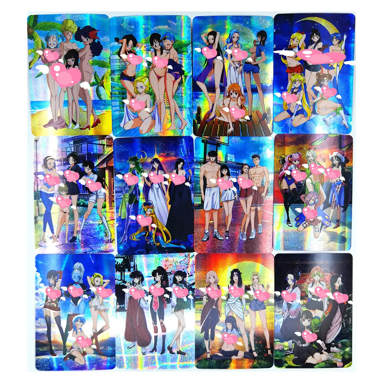 12pcs Set Super Saiyan Dragon Ball Z One Piece Sexy Nude Heroes Battle Rare Special Card Ultra Game Collection Cards Game Collection Cards Aliexpress