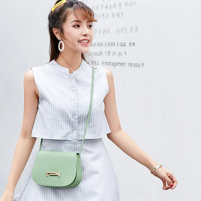 

2019 Korean-style New Products Bag Versitile Fashion Hipster Lady Bag Shoulder Diagonal Square Sling Bag