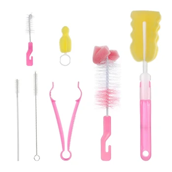 

7Pcs/set Bottle Sponge Cleaning Brush Tools Straw Brush Set