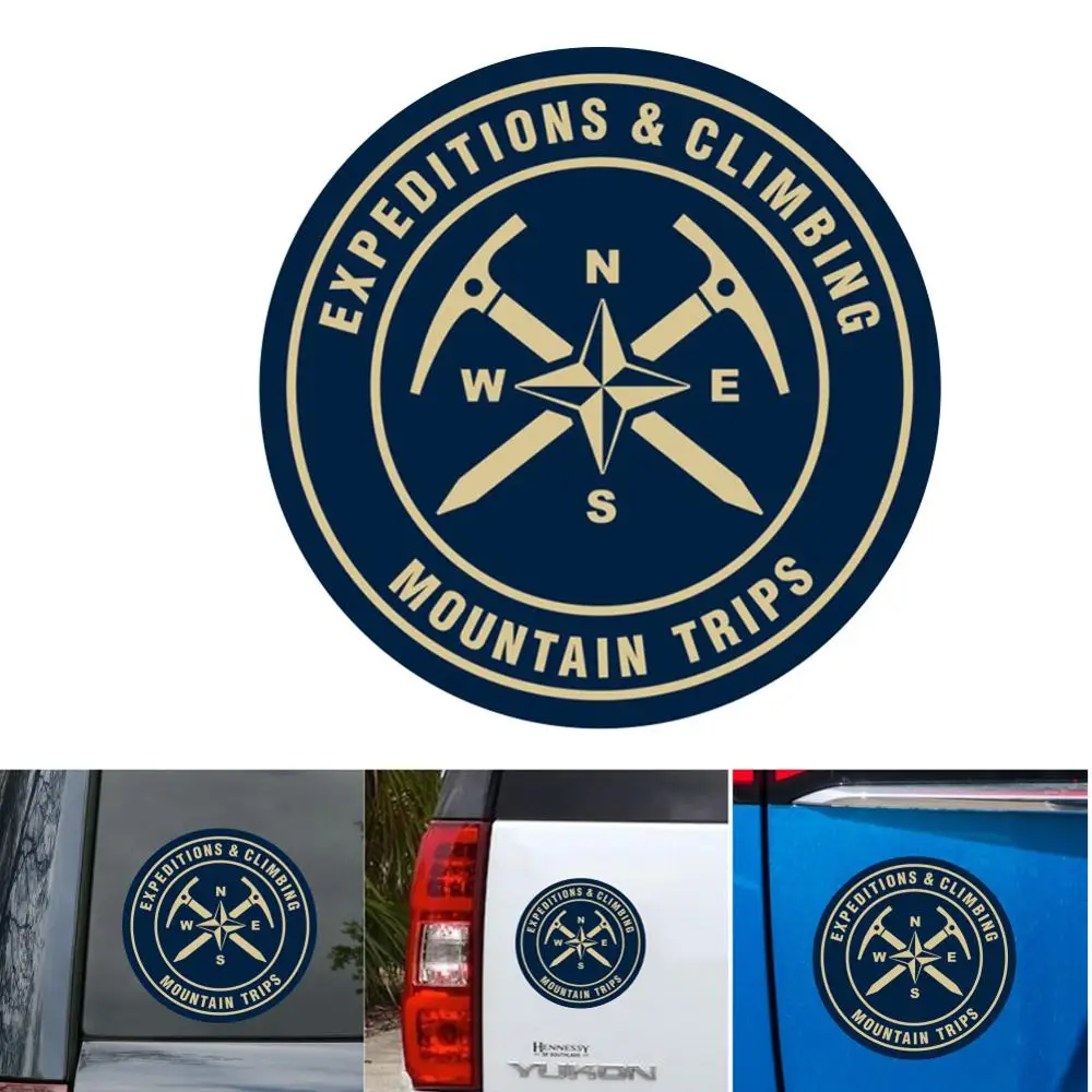 

Car Stickers Creative Vinyl Decals Expedition Climbing Mountain Camping PVC Motorcycle Car Sticker Decorate Decal PVC Sticker