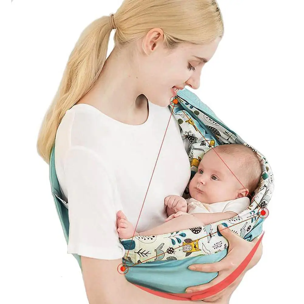 Baby Wrap Carrier All in 1 Newborn Infant Sling Wrap Nursing Cover