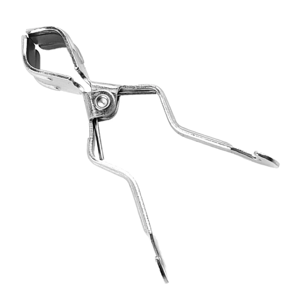Multi-Functional Clamp On Lantern Hanger Clip Holder Light Lamp Hanging Hook for Tent Poles Outdoor Camping Hook, Silver
