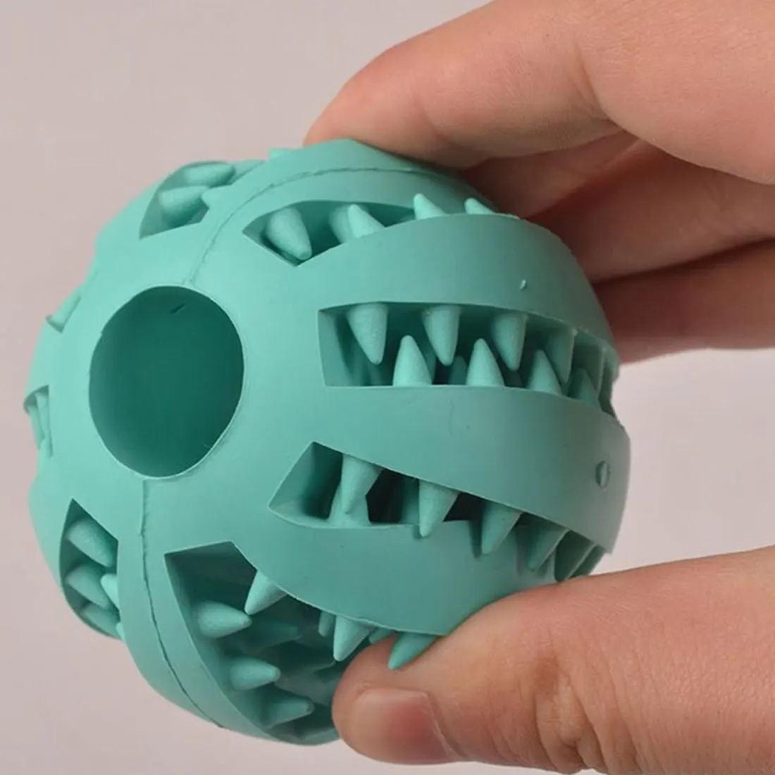 Забавный интерактивный эластичный шарик игрушки для собак жевательные игрушки для собак зуб чистый шар еды Экстра-жесткий резиновый мяч