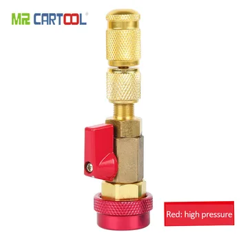 MR CARTOOL R134A Valve Core Free Removal Tool Auto Air Conditioning Repair Wrench Maintenance Air Tight Needle Replacement Tool 2
