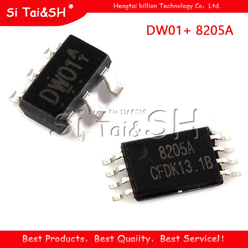 20 шт. DW01 + 8205A комбинированный SOP23-6 чип защиты батареи каждый 10 новый оригинальный |