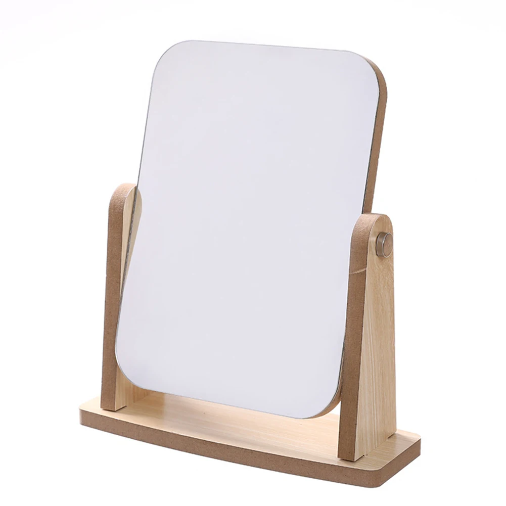 Rotating square Косметическое зеркало, настольное зеркало для макияжа, косметическое туалетное зеркало для студенческого общежития, книжное зеркало, Новинка - Цвет: Rotating square