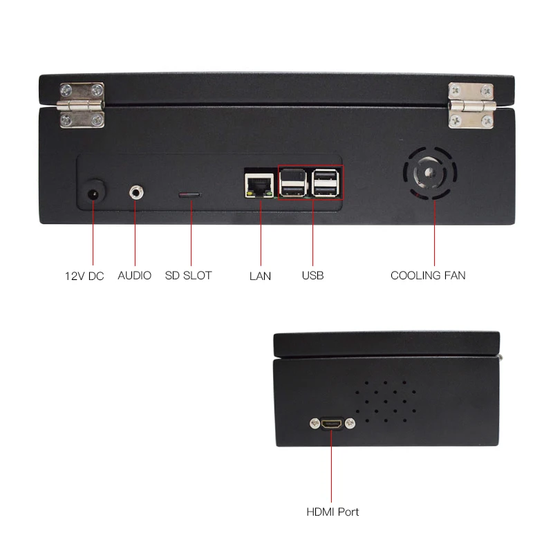 Игровая консоль Raspberry Pi 3B с 10 дюймовым экраном портативная мини аркадная