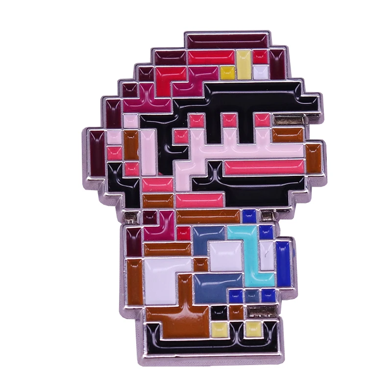 

Mario pixel lapel pin Nintendo gamer gift