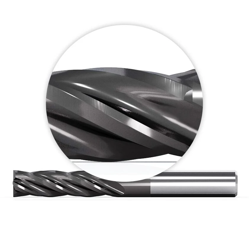 4.0*75MM Tungsten Steel Milling Cutter CNC Carbide Stainless Straight Shank End 45 Degrees 1PC New | Инструменты