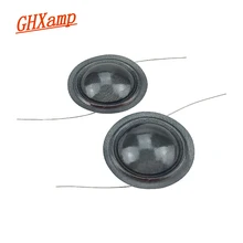  GHXAMP 19.43mm Tweeter Speaker Voice Coil Crystal Film 19.5 Core 19 Core Black Translucent Treble Horn Diaphragm Repair DIY 8OHM 