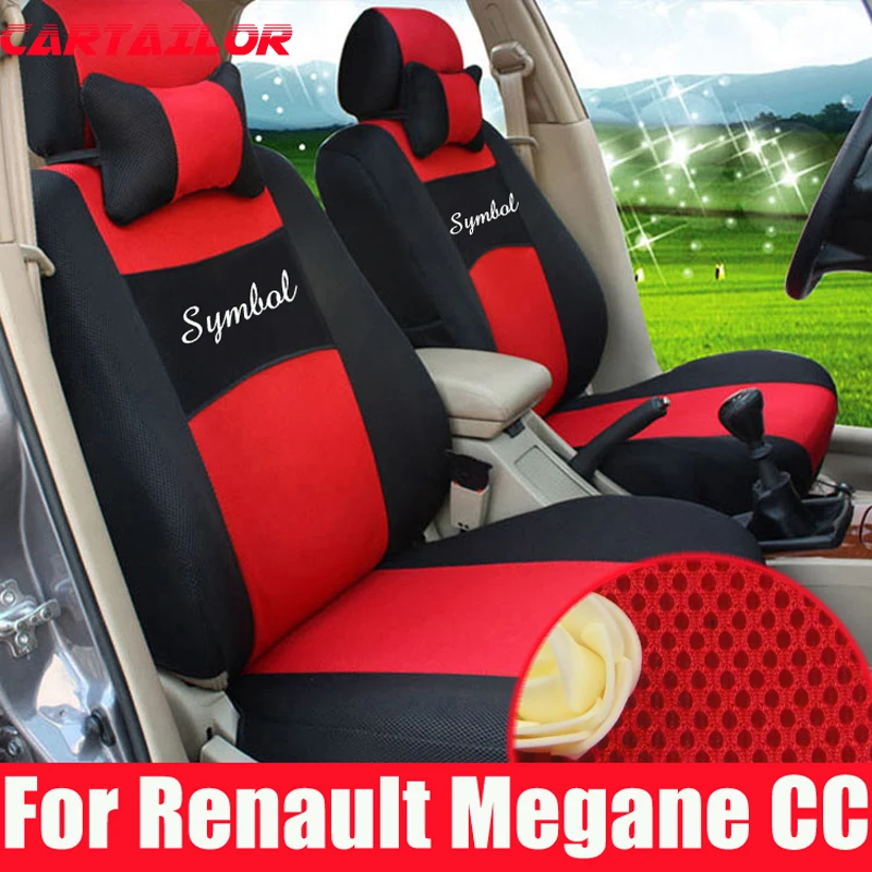 CARTAILOR mesh car seat cover set for renault megane automobiles seat